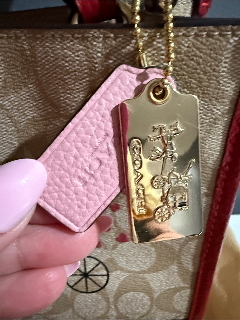 Coach Lunar New Year Dempsey signature canvas with a rabbit and carriage motif - Picture 6 of 15